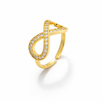 Infinity Spark Adjustable Ring