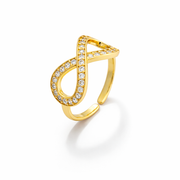 Infinity Spark Adjustable Ring