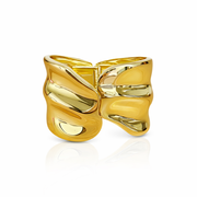 Bold Wave Bangle