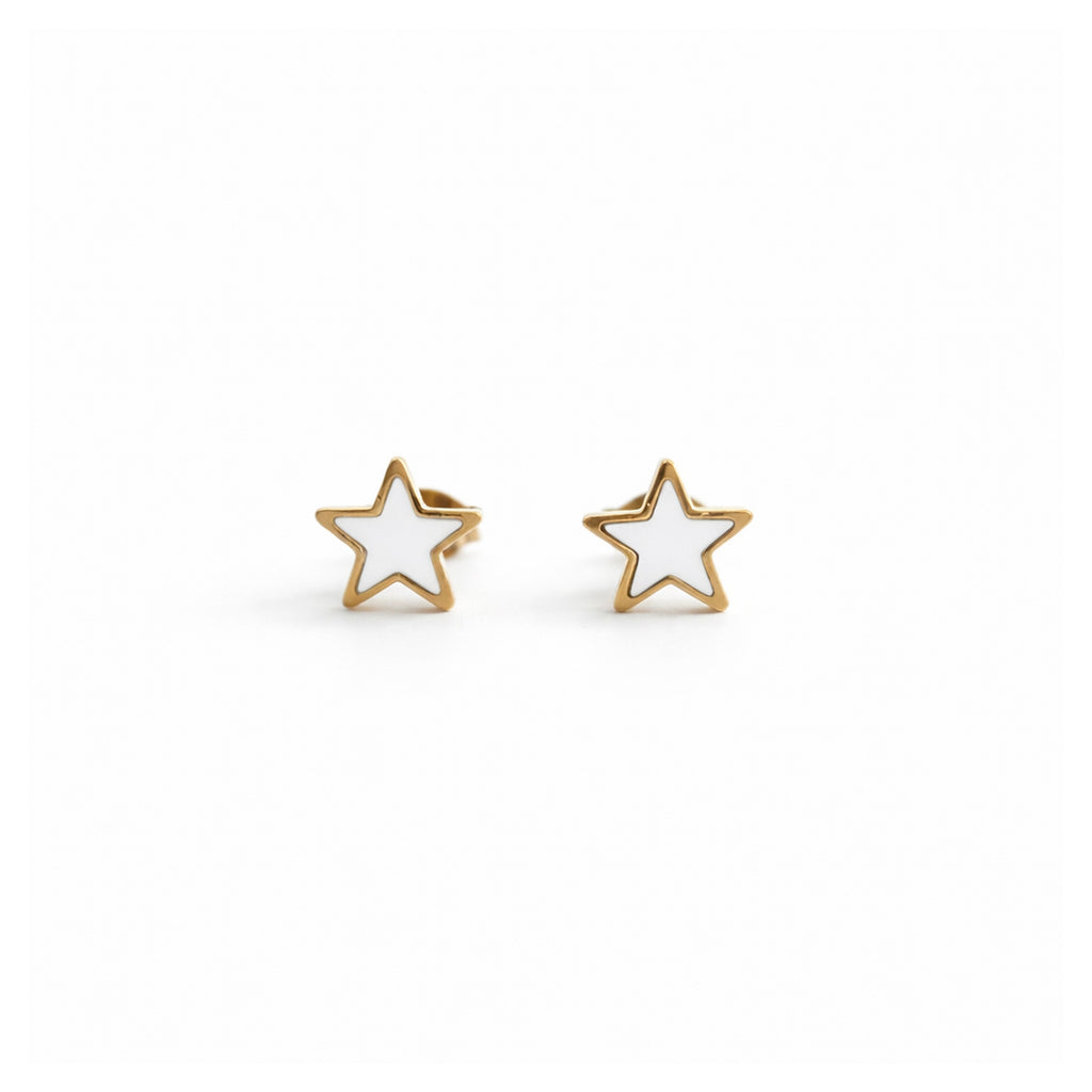 enamel Stud Earrings Set