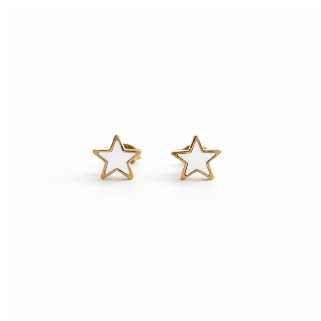 enamel Stud Earrings Set
