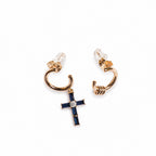 Dangle Cross Earrings
