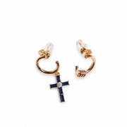 Dangle Cross Earrings