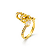 Zaria Crystal Wrap Adjustable Ring