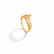 Shahi Crown CZ adjustable Ring