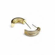 Trio Studded Hoops