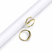 Spiral Bling Hoops