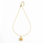 Radiant Daisy Gold Chain with pendant