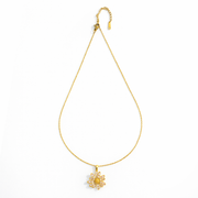 Radiant Daisy Gold Chain with pendant