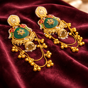 Jahanara Meenakari Kashmiri Earrings