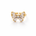 Luna Halo Oval Crystal Ring