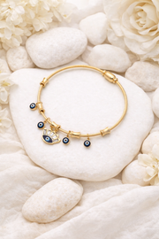 IRA Golden Aura Evil Eye Bangle