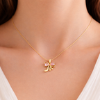 Rosaline Bow Pendant with Chain with pendant