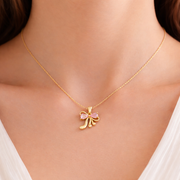 Rosaline Bow Pendant with Chain with pendant