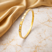 Square Crystal Bangle