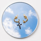 Dangle Cross Earrings