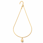 Minimal avocado-shaped pendant