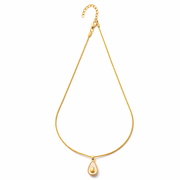 Minimal avocado-shaped pendant