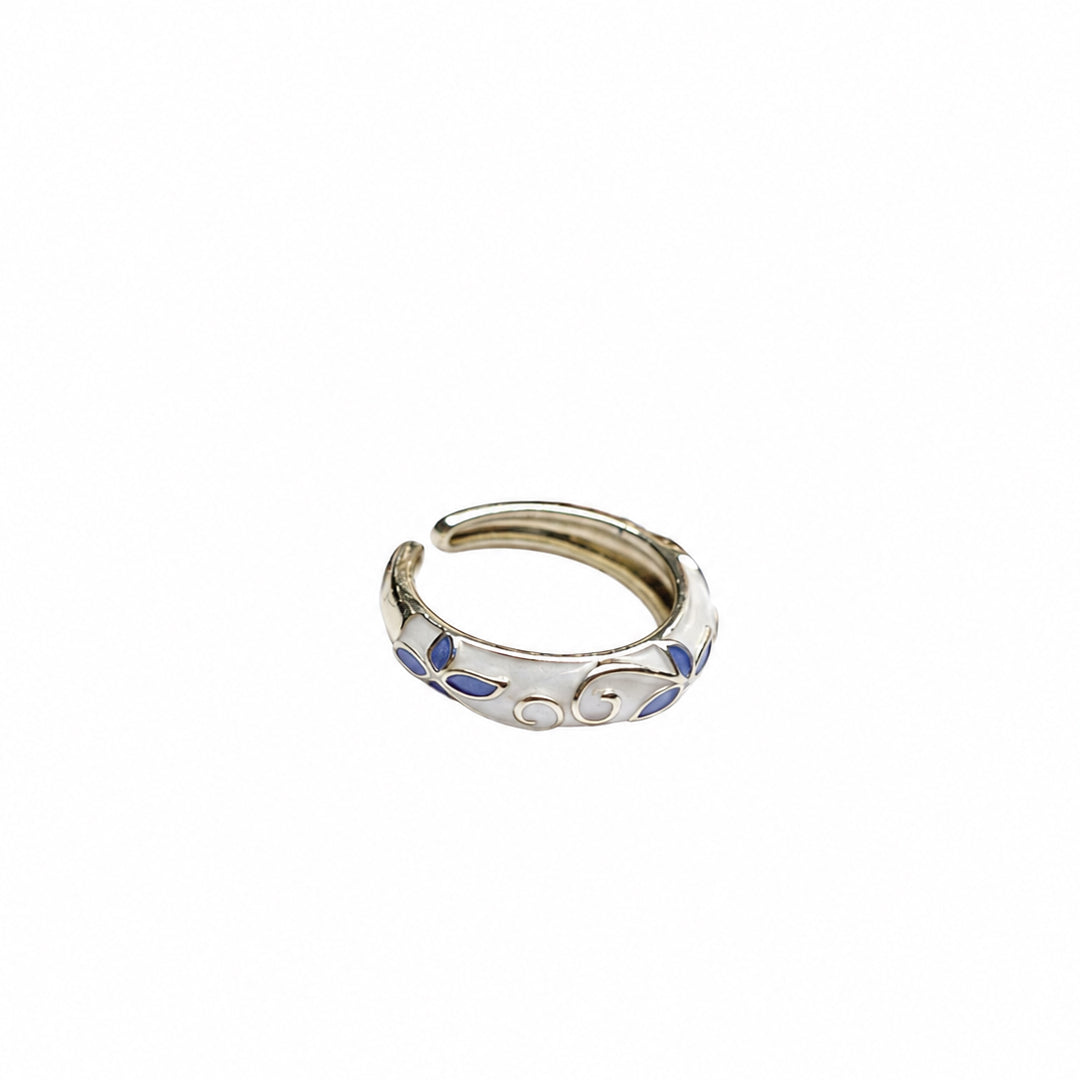Floral Ivory ring