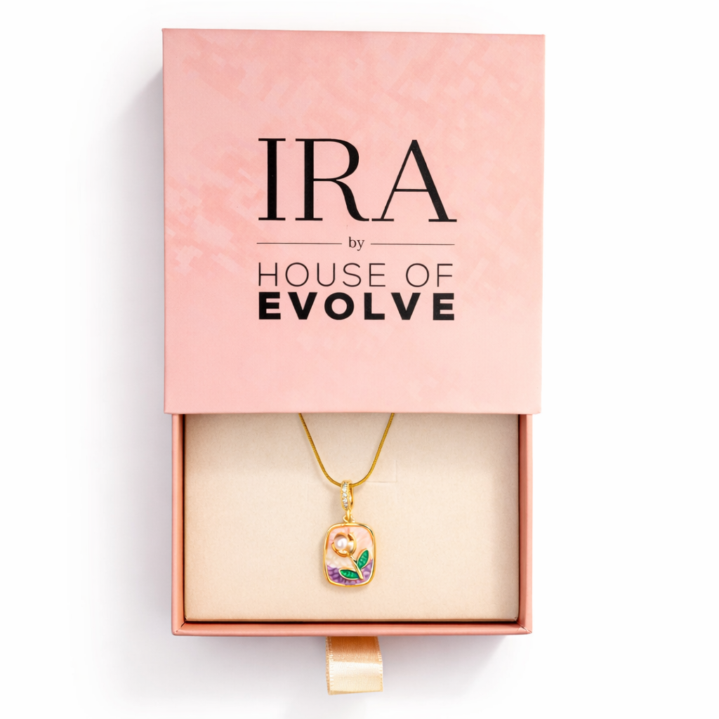 Aurora Glass Heart Pendant