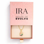 Aurora Glass Heart Pendant