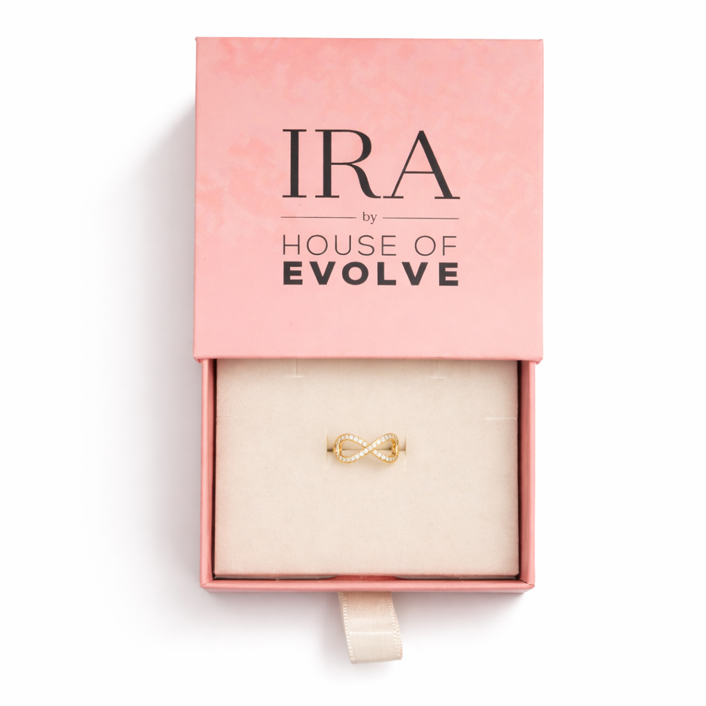 Infinity Spark Adjustable Ring