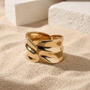 Bold Wave Bangle