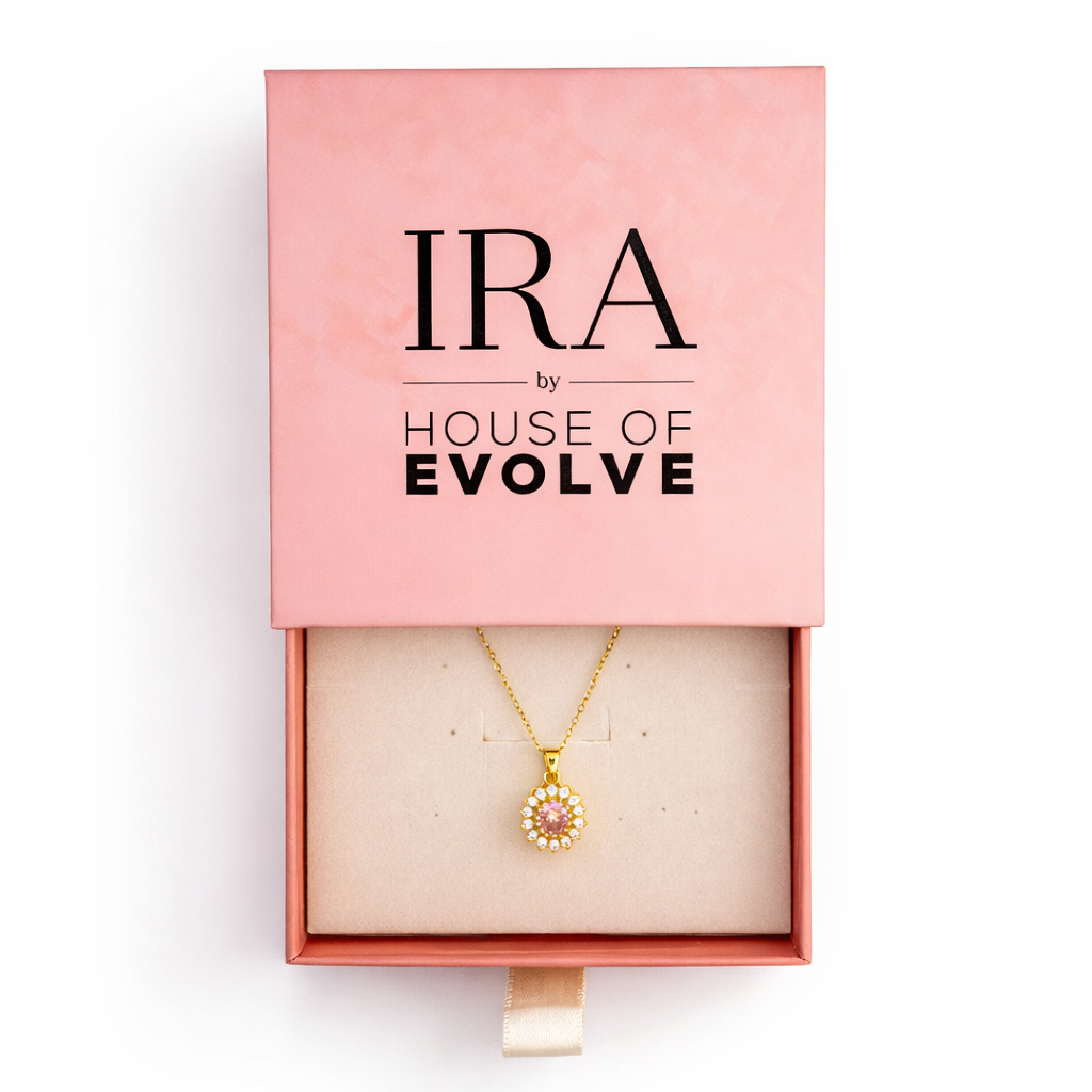 Blush Bloom Crystal Pendant