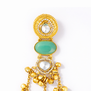 Opal & Emerald Royal Drop kashmiri Earrings