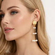 Shell Drop Elegance Earrings
