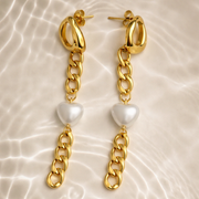 Royal Aqua Jhumka Drop Earrings