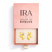 Golden Petal Bloom Earrings