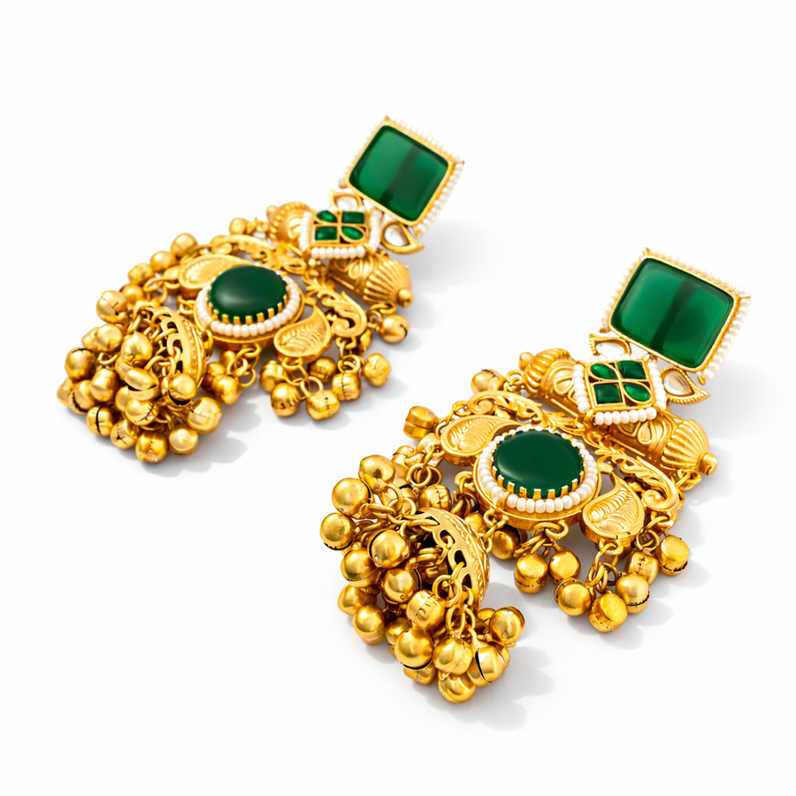 Sheesh Mahal Kashmiri Jhumkas