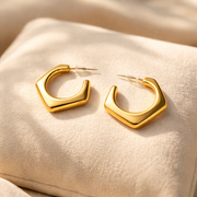 Prism Metallic Hoop Earrings