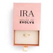 Crystal Heart Promise Ring