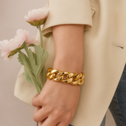 Smooth Edge Open Cuff Bracelet