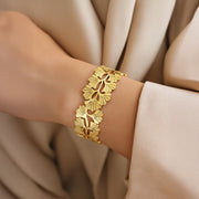 Floral cutwork Bangle