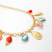 Electroplated Vintage Charm Necklaces