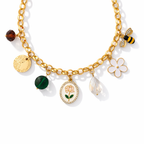 Floral & Bee Vintage Charm Necklaces