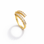 Twin Row Spark Adjustable Ring