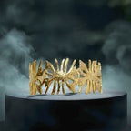 Golden fern Bangle