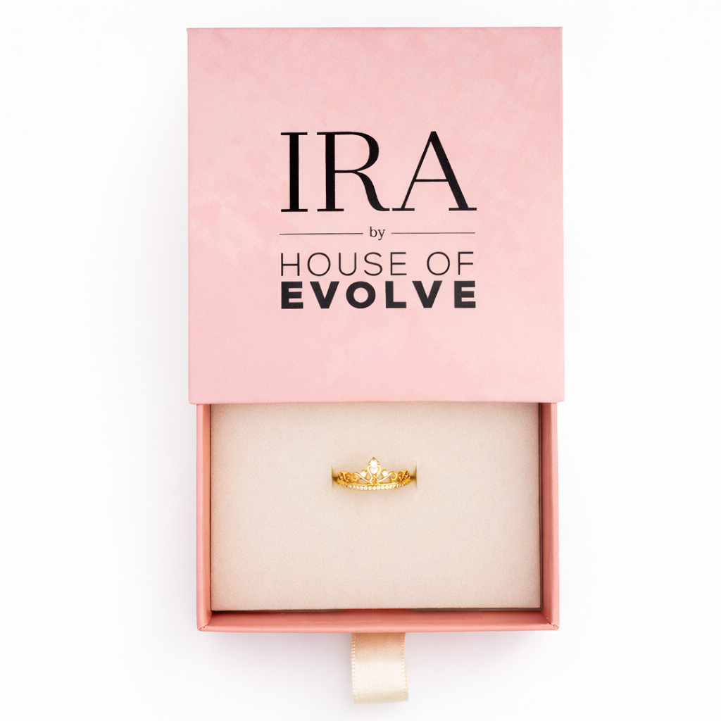 Shahi Crown CZ adjustable Ring