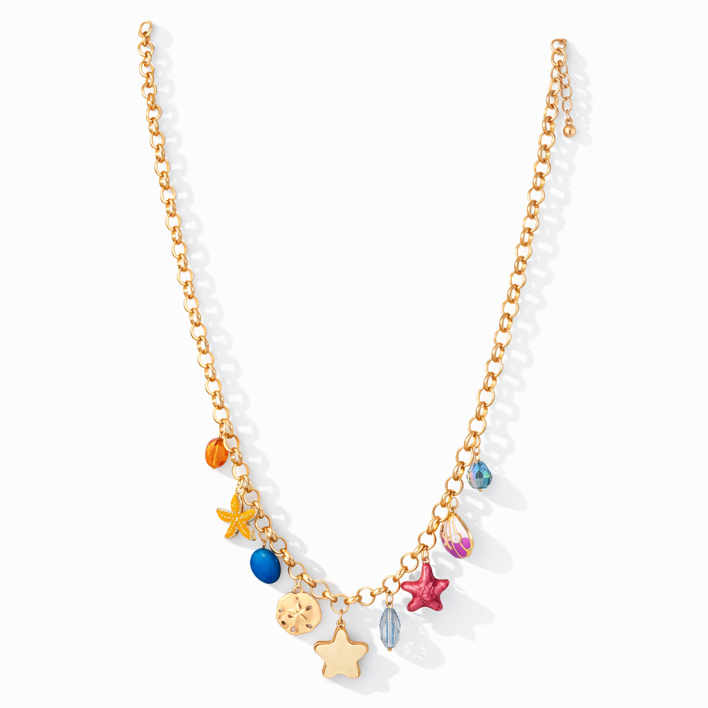 sea-inspired Vintage charm Necklaces