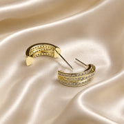 Trio Studded Hoops
