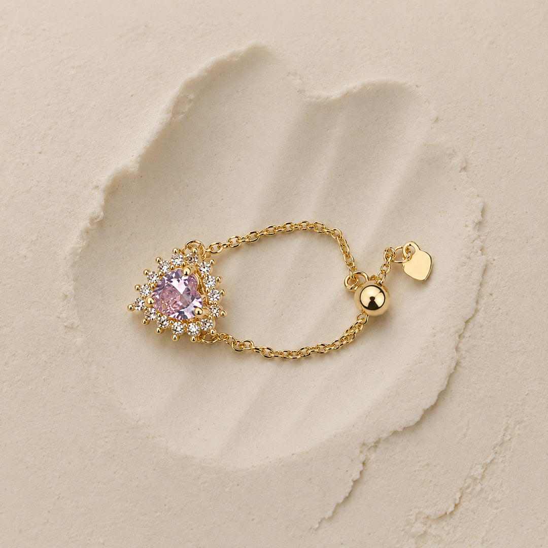 Cupid Heart Adjustable Ring