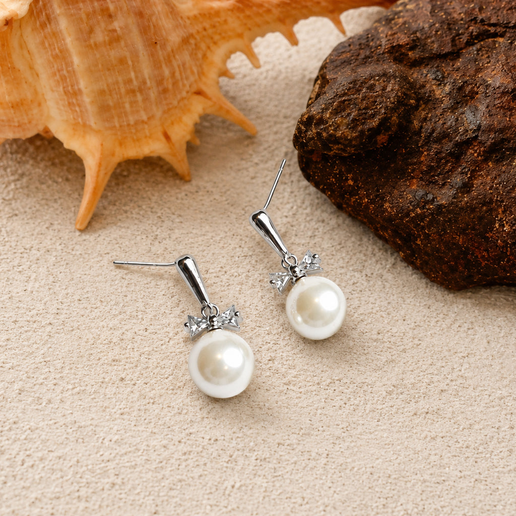 Pearl Drop Earings