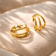 Aurora Layered Hoop Earrings