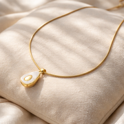 Minimal avocado-shaped pendant