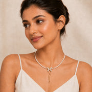 Butterfuly Pearl Necklace