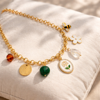 Floral & Bee Vintage Charm Necklaces
